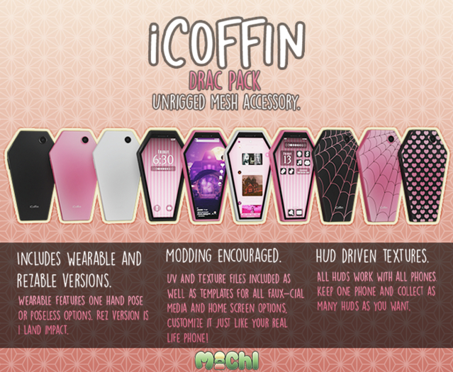 Second Life Marketplace m ICoffin Drac Pack second-life-marketplace-m-icoffin-drac-pack